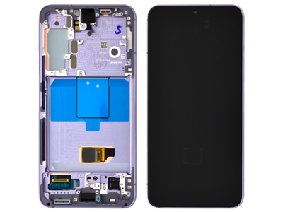 Samsung Galaxy S22 Lcd + Touchscreen + Frame Bora Purple
