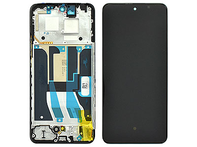 Realme REALME 12 PLUS 5G Lcd + Touch Screen + Frame + Switch Tasti Laterali Black