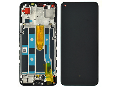 Oppo Find X5 Lite Lcd + Touchscreen + Frame + Switch Tasti Laterali Black