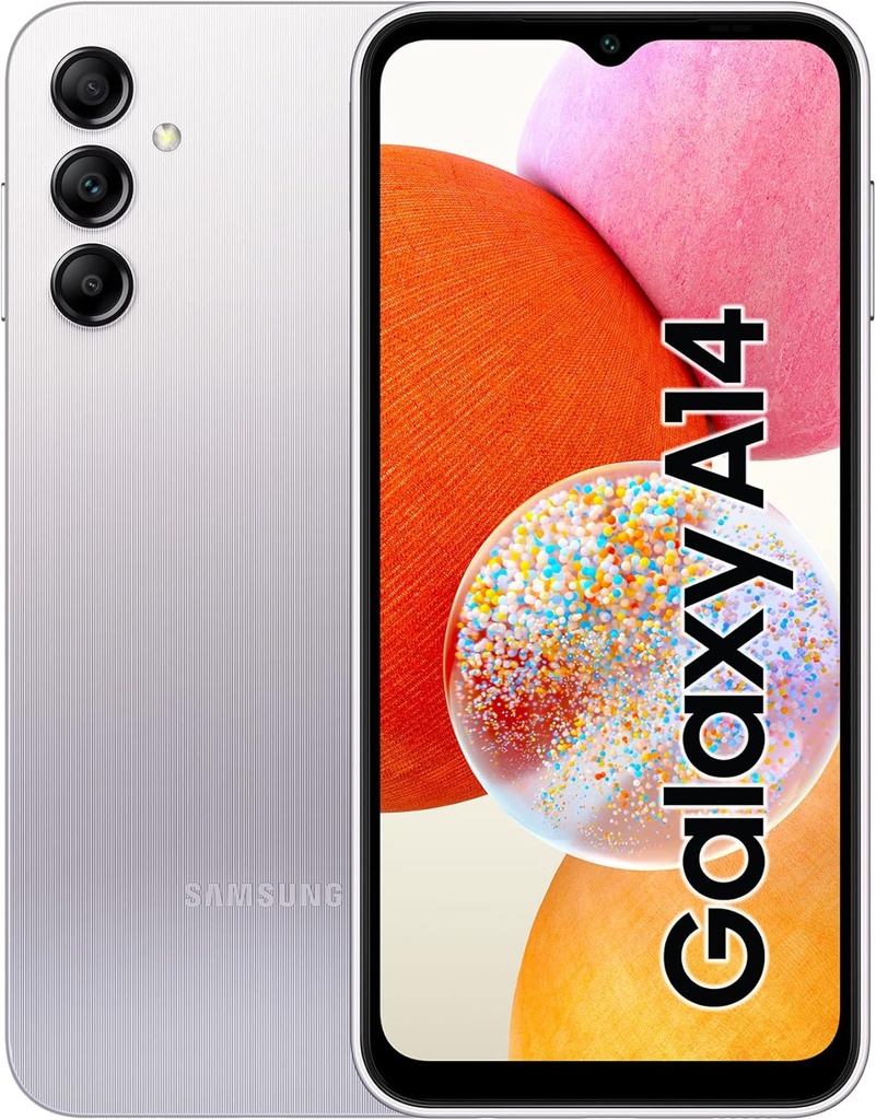 Samsung Galaxy A14 (128 GB) Argento - Grado Estetico: Buono - Batteria Standard