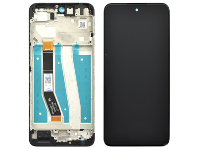 Motorola MOTO G14 Lcd + Touch Screen + Frame Black