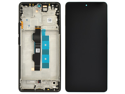 Xiaomi REDMI NOTE 13 PRO 4G Lcd + Touch screen + Frame + Tasti Laterali Midnight Black (ECOSTORE)