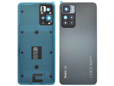 Xiaomi REDMI NOTE 11 PRO PLUS 5G Cover Batteria + Vetrino Camera + Adesivi Graphite Gray