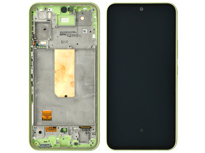 Samsung Galaxy A54 5g Lcd + Touchscreen + Frame + Tasti Laterali Awesome Lime