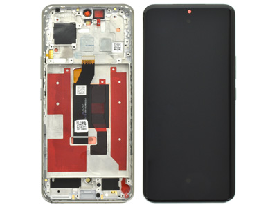 Honor 90 Lcd + Touchscreen + Frame + Tasti Laterali Diamond Silver