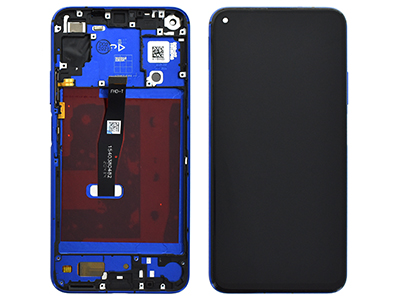 Huawei Honor 20 LCD + Touchscreen + Frame + Tasto Volume Blu ( ECOSTORE)