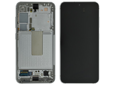 Samsung GALAXY S23 Lcd + Touchscreen + Frame + Tasti Laterali Lime