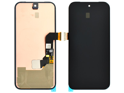 Google PIXEL 8A Lcd + Touch Screen + Lettore Impronta Black