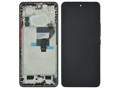 Xiaomi 12 LITE Lcd + Touchscreen + Frame + Tasti Laterali Black