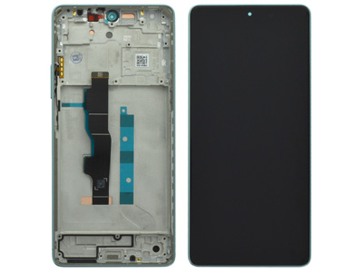 Xiaomi REDMI NOTE 13 5G LCD + Touch screen + Frame + Tasto Volume Ocean Teal (ECOSTORE)