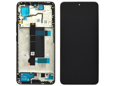 Xiaomi REDMI NOTE 13 PRO 5G Lcd + Touch screen + Frame + Tasto Volume Midnight Black