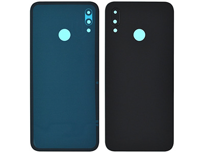 Huawei P20 Lite Cover batteria + Vetrino Camera + Adesivo Black ( ECOSTORE)