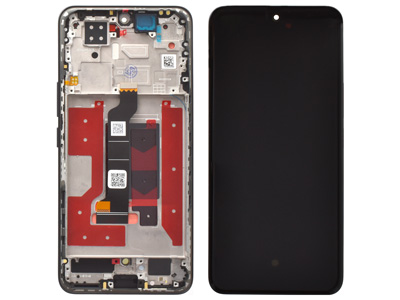 Honor 200 Lcd + Touch Screen + Frame + Tasti Laterali Black