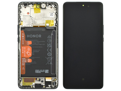 Honor MAGIC 6 LITE 5G Lcd + Touch Screen + Frame + Batteria Midnight Black