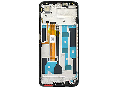 Realme C75 Lcd + Touch Screen + Frame + Tasto Power Storm Black (ECOSTORE)