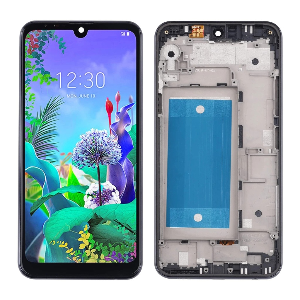 LG Q60 LCD + Touchscreen + Frame Nero (ECOSTORE)