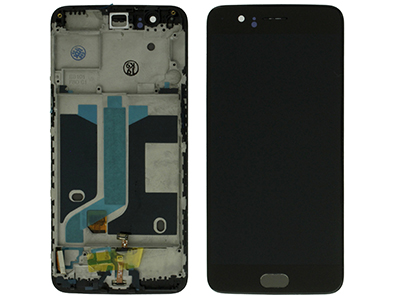 OnePlus ONE PLUS 5 LCD + Touch screen + Frame Black (ECOSTORE)