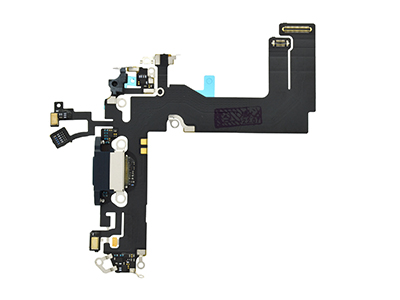 Apple iPhone 13 Mini Flat cable + Connettore Ricarica + Microfono Black No Logo (ECOSTORE)