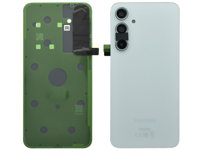 Samsung GALAXY A35 5G Cover Batteria + Vetrino Camera + Adesivi Awesome Ice Blue