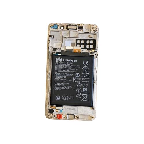 Huawei Y6 II LCD + Touchscreen + Frame + Batteria + Vibrazione + Altoparlante + Switch Tasti Lat. Oro ( ECOSTORE)