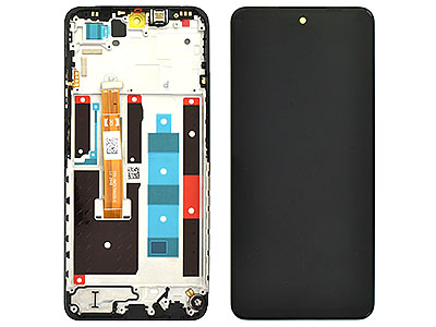 Realme 14X Lcd + Touch Screen + Frame + Swich Tasti Laterali Black