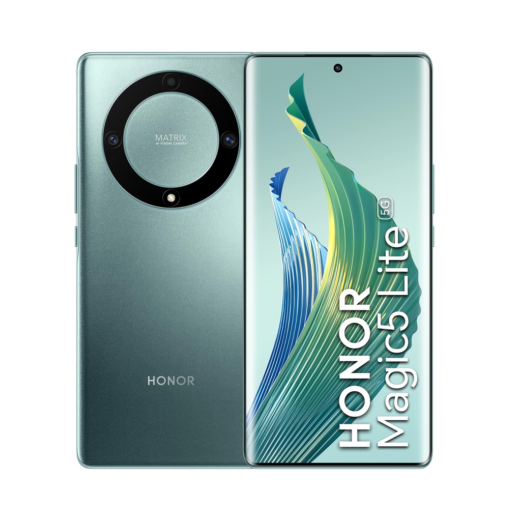 Honor Magic 5 Lite (256 GB) Verde - Grado Estetico: Ottimo - Batteria Standard