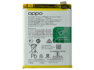 Oppo RENO Z Batteria 4035 mAh Li-Ion + Adesivo