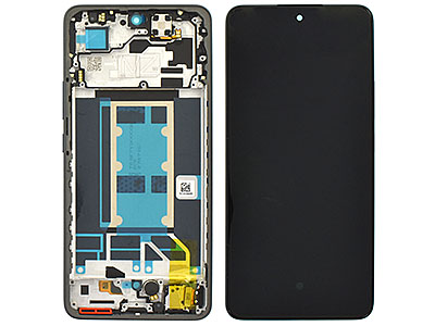 Oppo RENO 13F 5G Lcd + Touch Screen + Frame + Tasti laterali Graphite Grey (ECOSTORE)