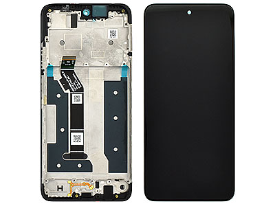 Motorola MOTO G35 Lcd + Touch Screen + Frame Black