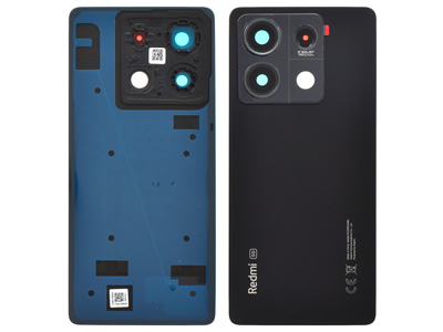 Xiaomi REDMI NOTE 13 5G Cover Batteria + Vetrino Camera + Adesivi Graphite Black (ECOSTORE)