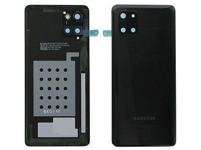 Samsung Galaxy Note 10 Lite Cover Batteria + Vetrino Camera + Adesivi Nero (ECOSTORE)