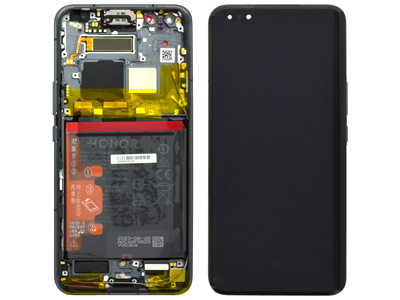 Honor MAGIC 5 PRO Lcd + Touch Screen + Frame + Batteria Black