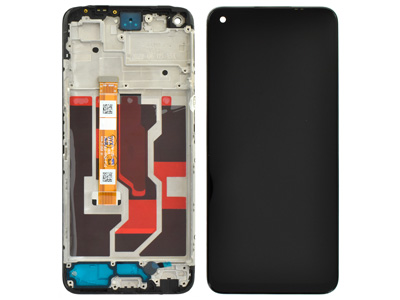 Oppo A96 Lcd + Touch Screen + Frame Black