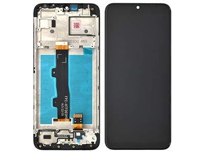 Motorola MOTO E7 POWER Lcd + Touch Screen + Frame Black