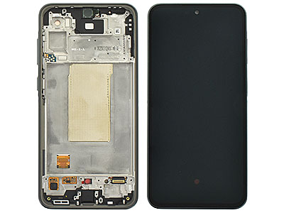 Samsung GALAXY A36 Lcd + Touchscreen + Frame + Tasti Volume Black