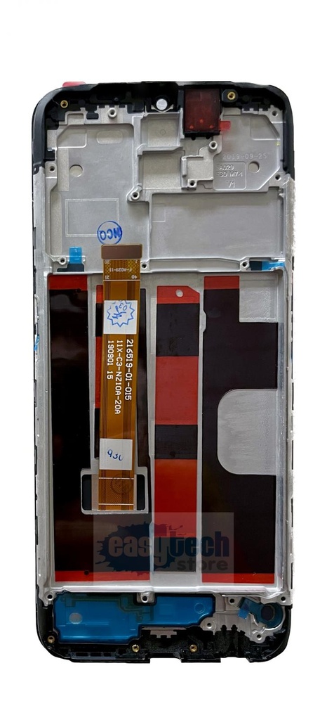 Oppo A5X Lcd + Touch Screen + Frame + Altoparlante + Vibrazione + Switch Tasti Laterali Black-originale