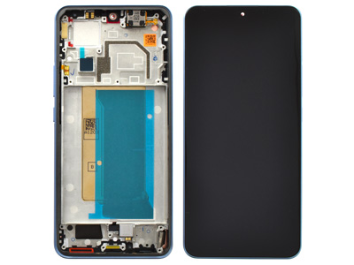 Xiaomi 13T Lcd + Touch Screen + Frame + Tasti Laterali Alpine Blue