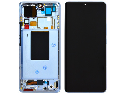Xiaomi 12 PRO LCD + Touch screen + Frame + Tasti Laterali Blue (ECOSTORE)