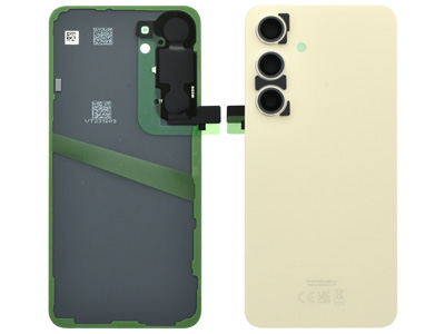 Samsung GALAXY S24 5G Cover Batteria + Vetrino Camera + Adesivi Amber Yellow