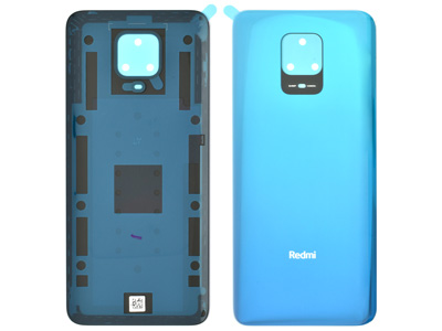 Xiaomi Redmi Note 9 Pro Cover Batteria + Adesivi Blue
