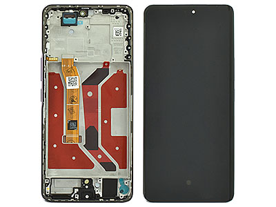 Honor MAGIC 7 LITE Lcd + Touch Screen + Frame + Tasti Laterali Titanium Purple