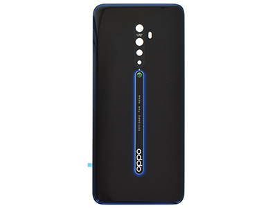 Oppo RENO 2 Cover Batteria + Vetrino Camera + Adesivi Luminous Black