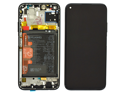 Huawei P 40 LITE LCD + Touch + Frame + Batteria + Tasti Laterali + Altoparlante Rosa ( ECOSTORE)