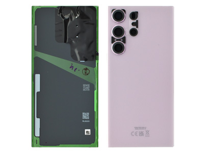 Samsung GALAXY S23 ULTRA Cover Batteria + Vetrino Camera + Adesivi Lavender