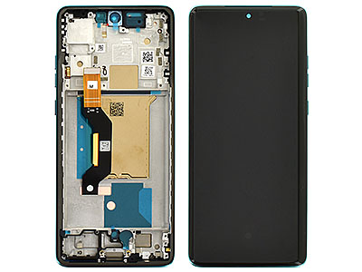 Motorola MOTO EDGE 60 FUSION Lcd + Touch Screen + Frame + Tasti Laterali Amazonite