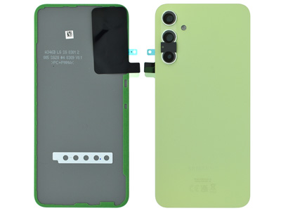 Samsung Galaxy A34 5g Cover Batteria + Cover Camera completo + Adesivi Awesome Lime