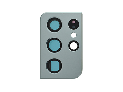 Samsung Galaxy S21 Ultra Cover Camera + Vetrino Phantom Silver (ECOSTORE)