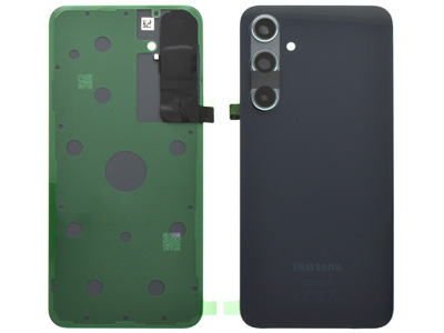 Samsung Galaxy A55 5g Cover Batteria + Vetrino Camera + Adesivi Awesome Navy (ECOSTORE)