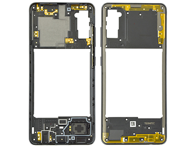 Samsung Galaxy A41 Rear Cover + Suoneria + Antenna + Tasti Laterali Nero