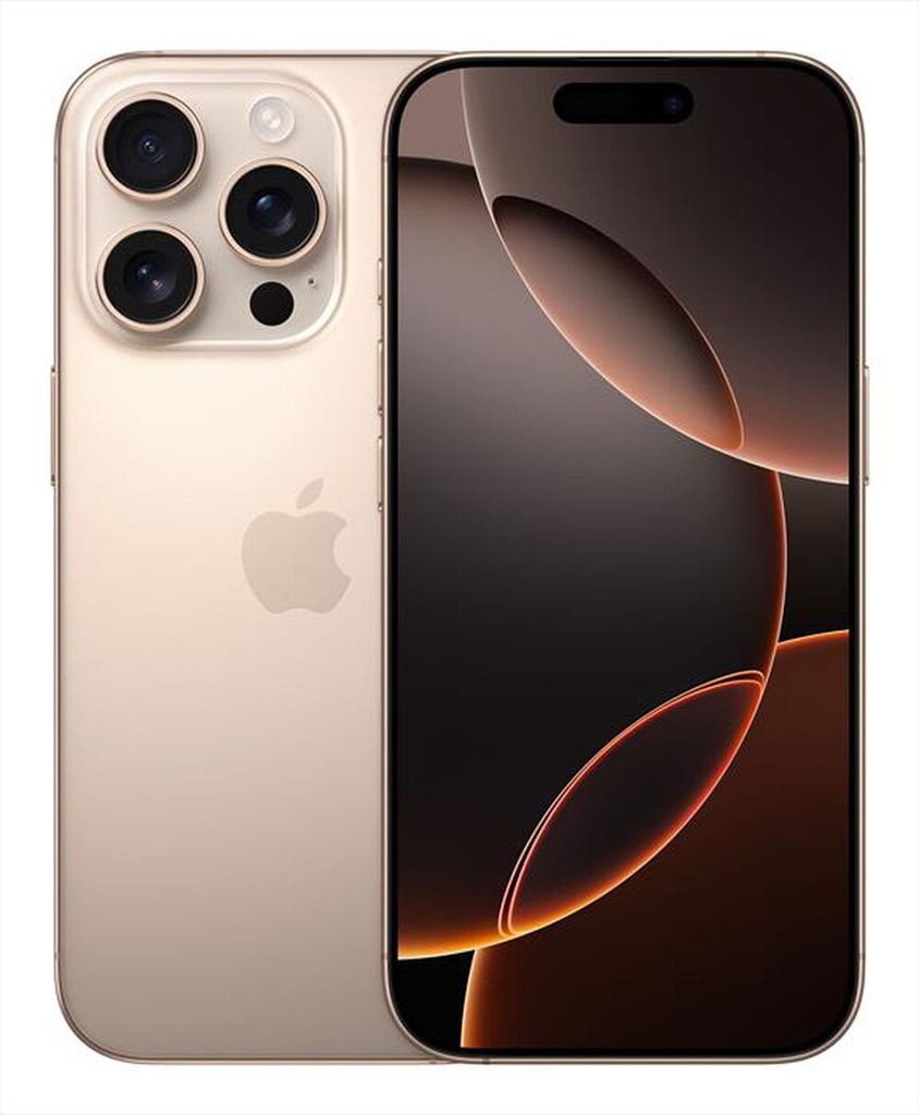 Apple iPhone 16 Pro (128 GB) Titanio Sabbia - Grado Estetico: Ottimo - Batteria Oltre 85%